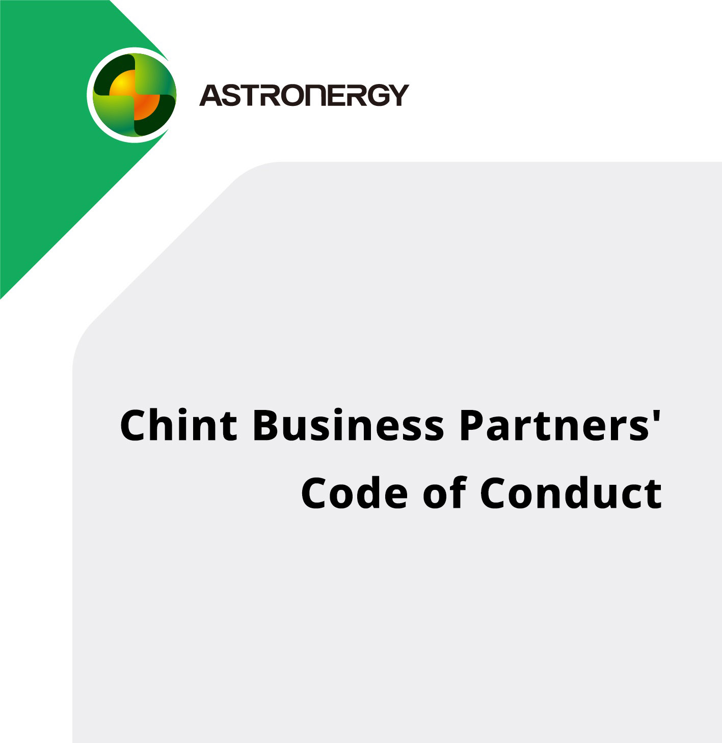 Astronergy Business Partners’ Code of Conduct